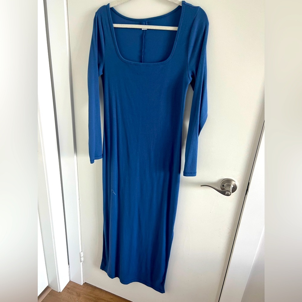 Ribbed Bodycon Maxi Dress